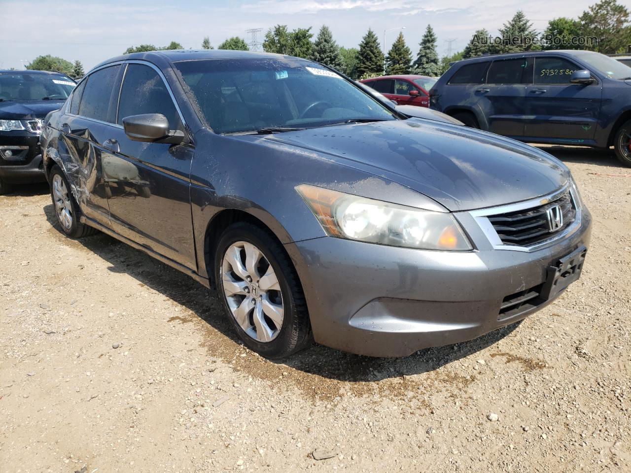 2008 Honda Accord Exl Серый vin: 1HGCP26838A045460