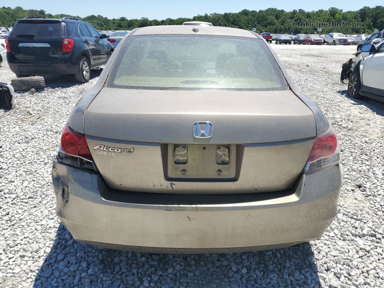 2008 Honda Accord Exl Gold vin: 1HGCP26838A052814