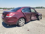 2008 Honda Accord Exl Бордовый vin: 1HGCP26838A085165