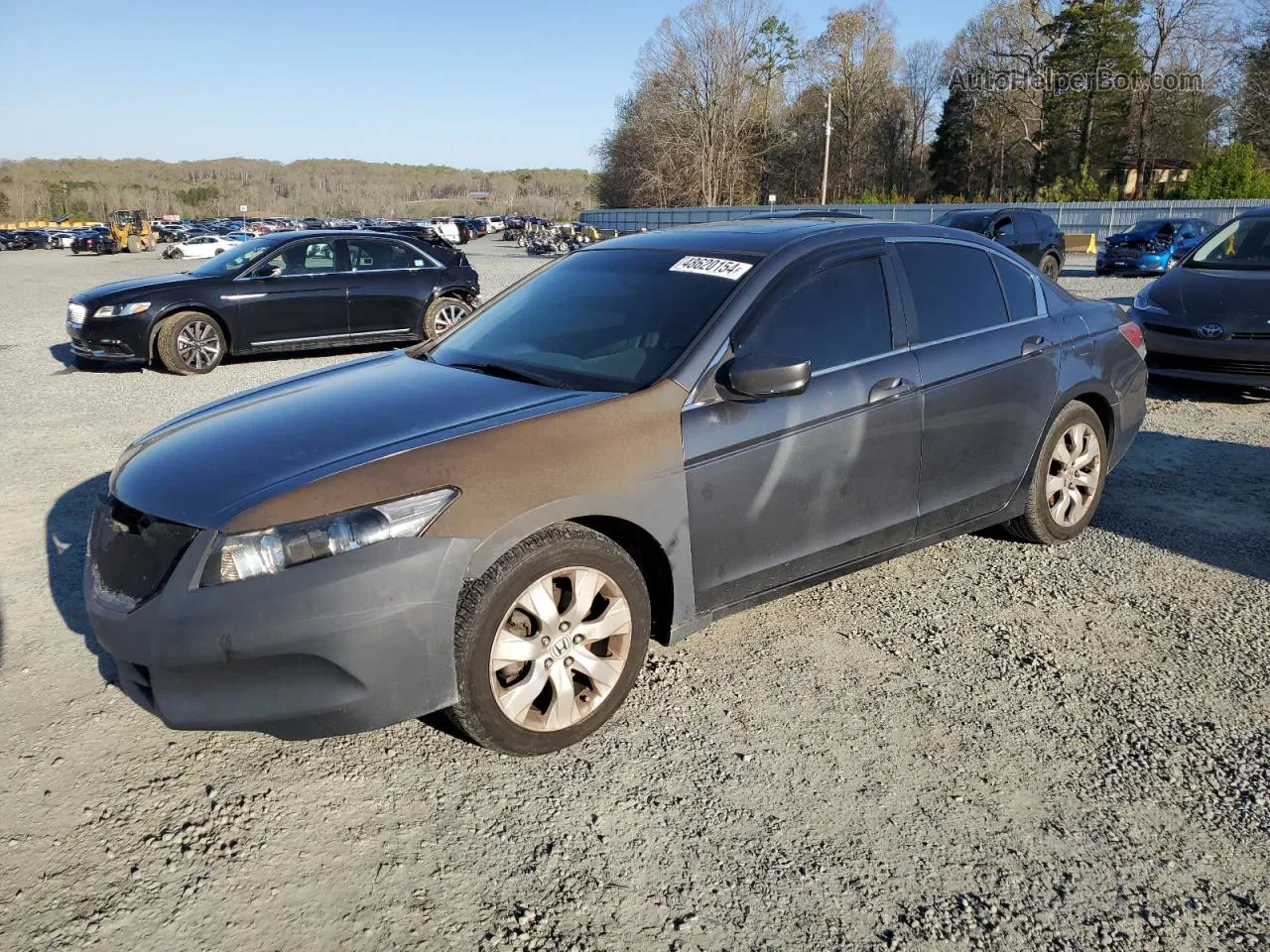 2008 Honda Accord Exl Gray vin: 1HGCP26838A107519