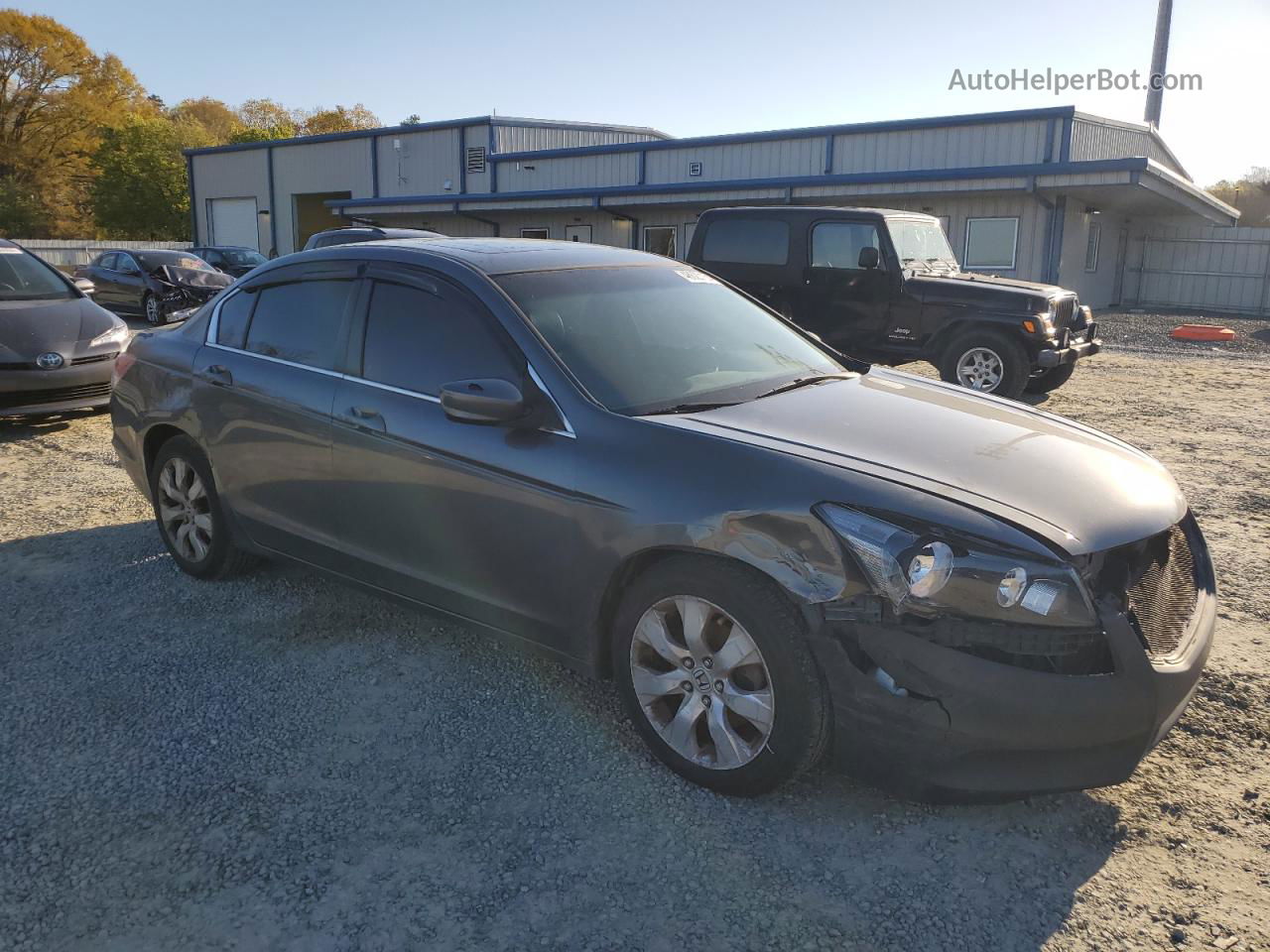 2008 Honda Accord Exl Серый vin: 1HGCP26838A107519