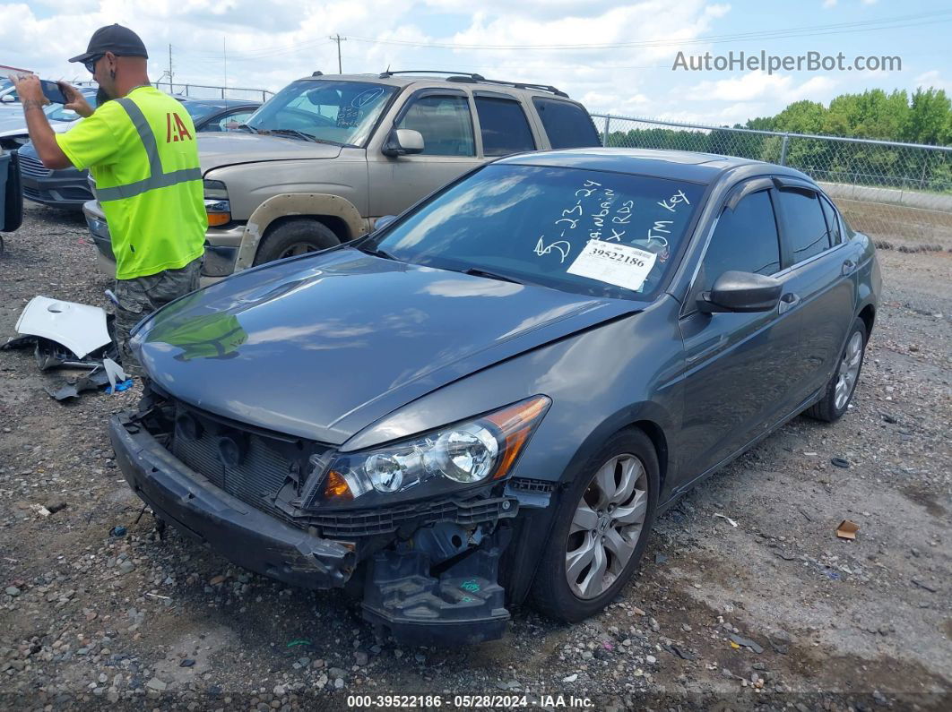 2008 Honda Accord 2.4 Ex-l Gray vin: 1HGCP26838A158261