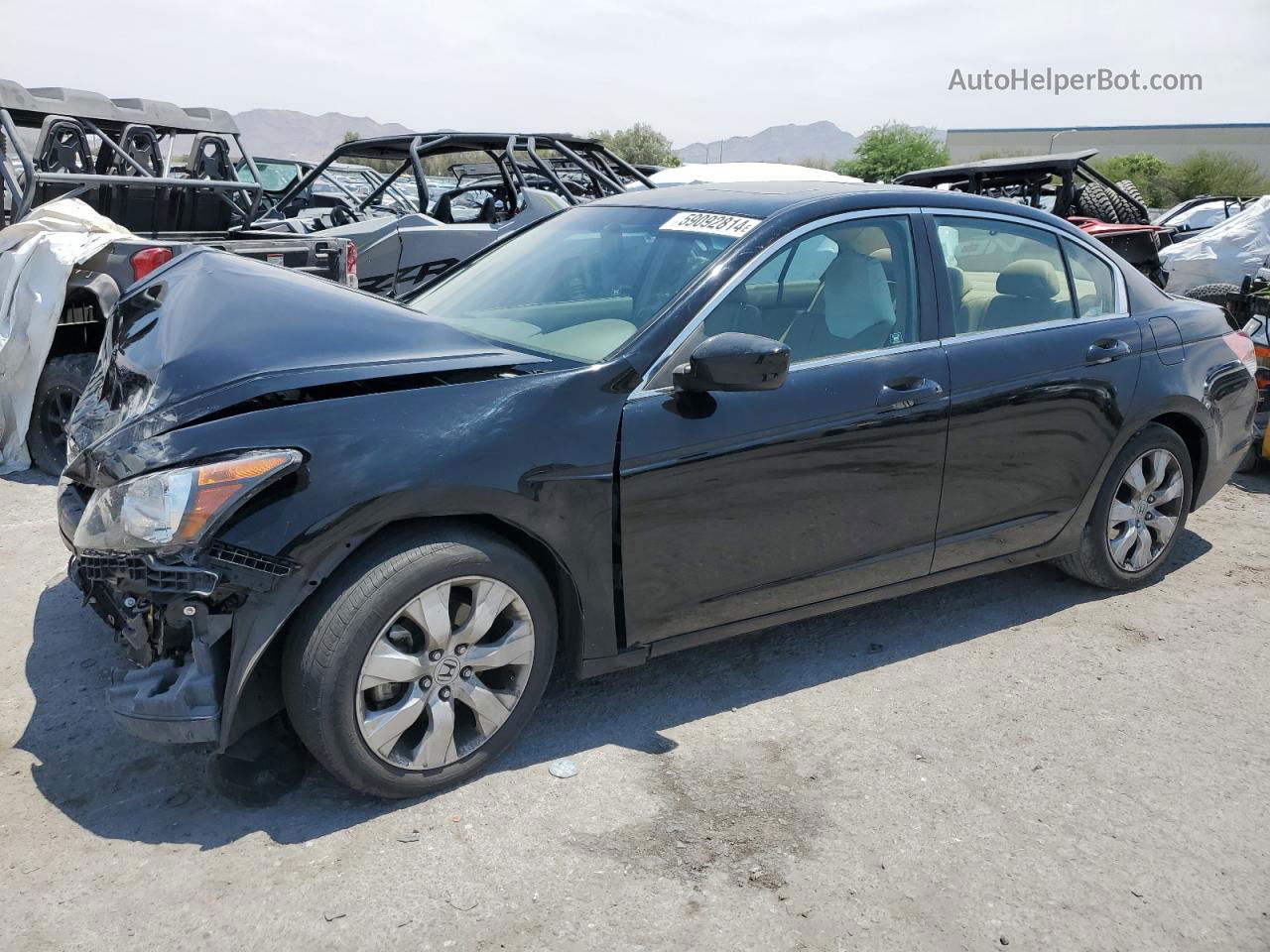 2009 Honda Accord Exl Black vin: 1HGCP26839A150582