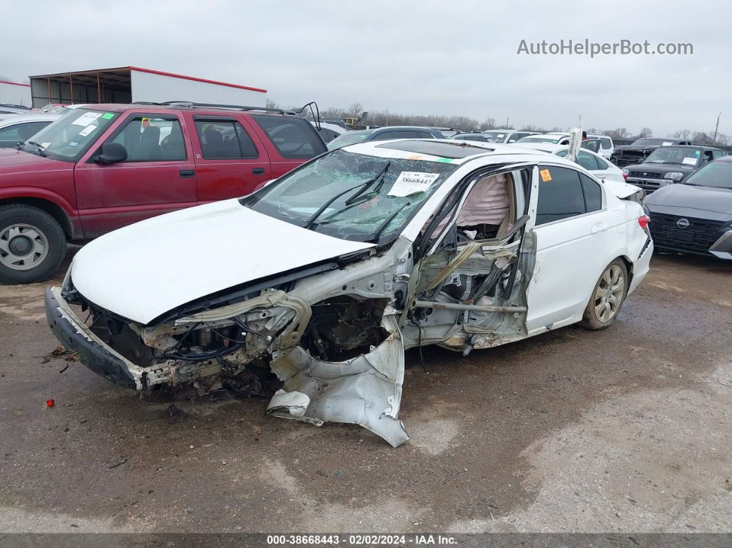 2009 Honda Accord 2.4 Ex-l White vin: 1HGCP26839A153577