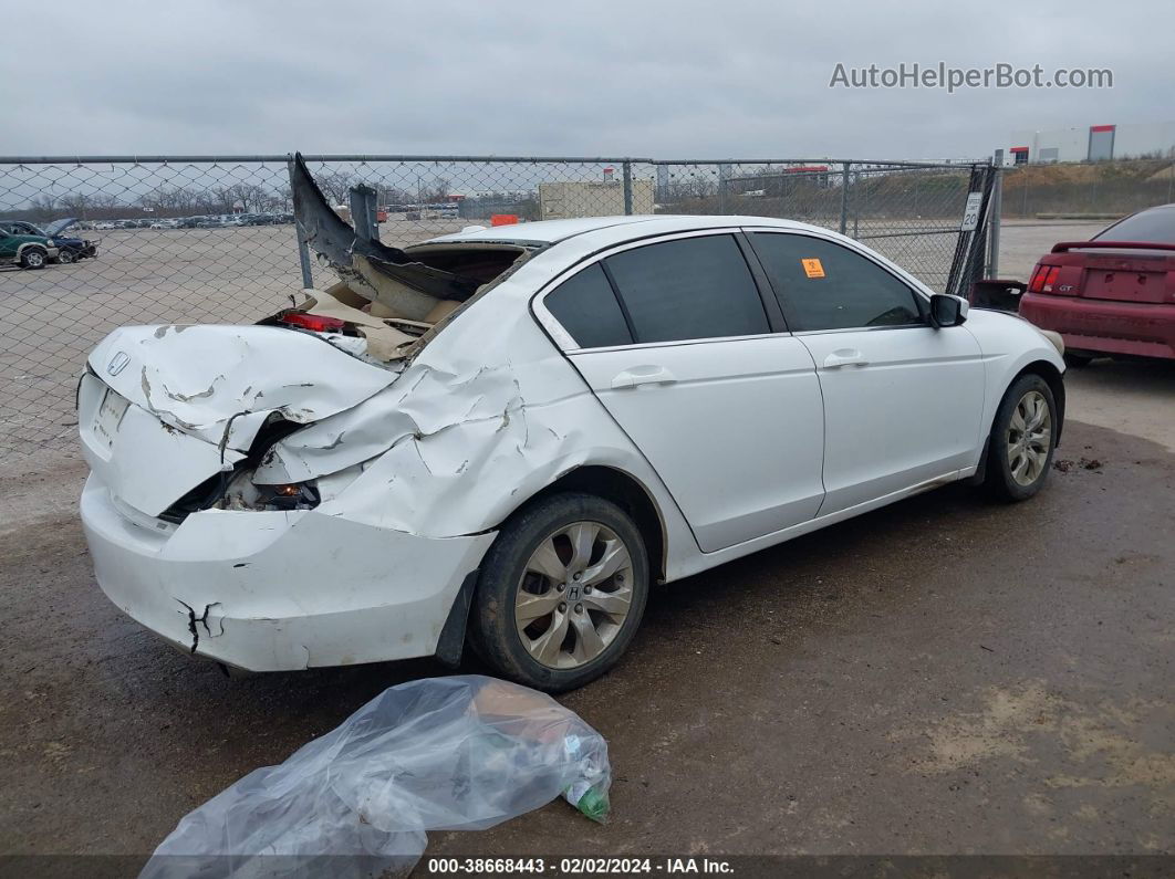 2009 Honda Accord 2.4 Ex-l White vin: 1HGCP26839A153577