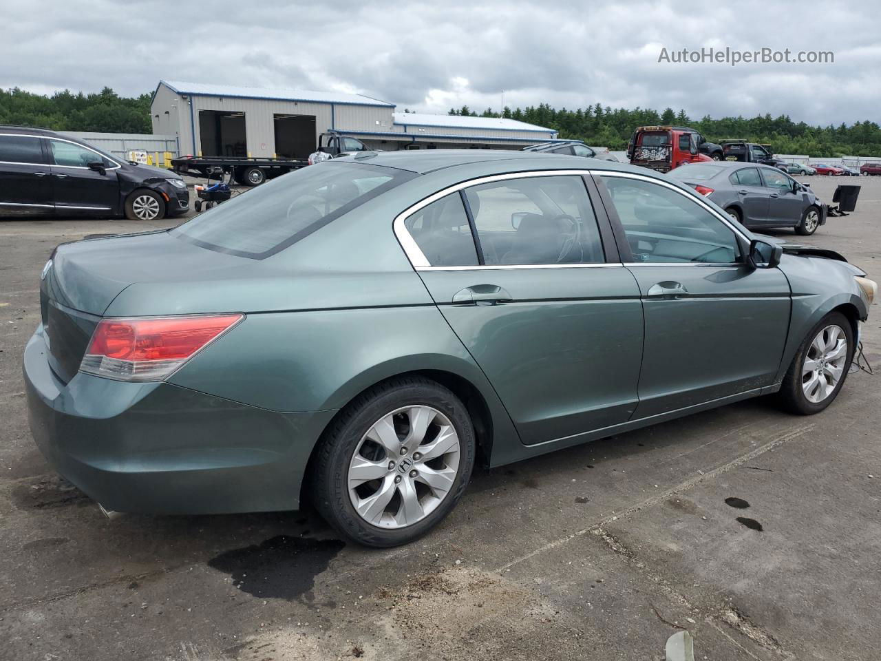 2008 Honda Accord Exl Зеленый vin: 1HGCP26848A089080