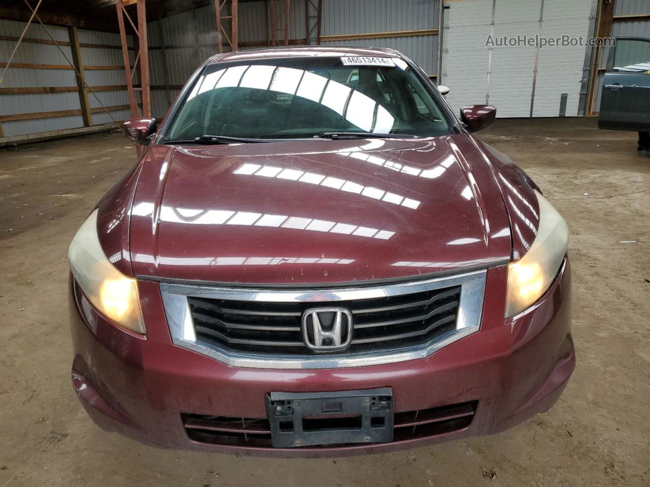 2008 Honda Accord Exl Red vin: 1HGCP26848A810496