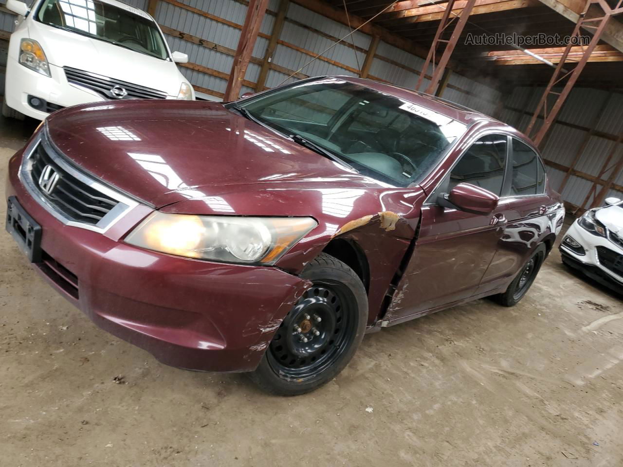 2008 Honda Accord Exl Red vin: 1HGCP26848A810496