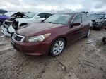 2009 Honda Accord Exl Burgundy vin: 1HGCP26849A064729