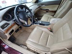 2009 Honda Accord Exl Бордовый vin: 1HGCP26849A064729