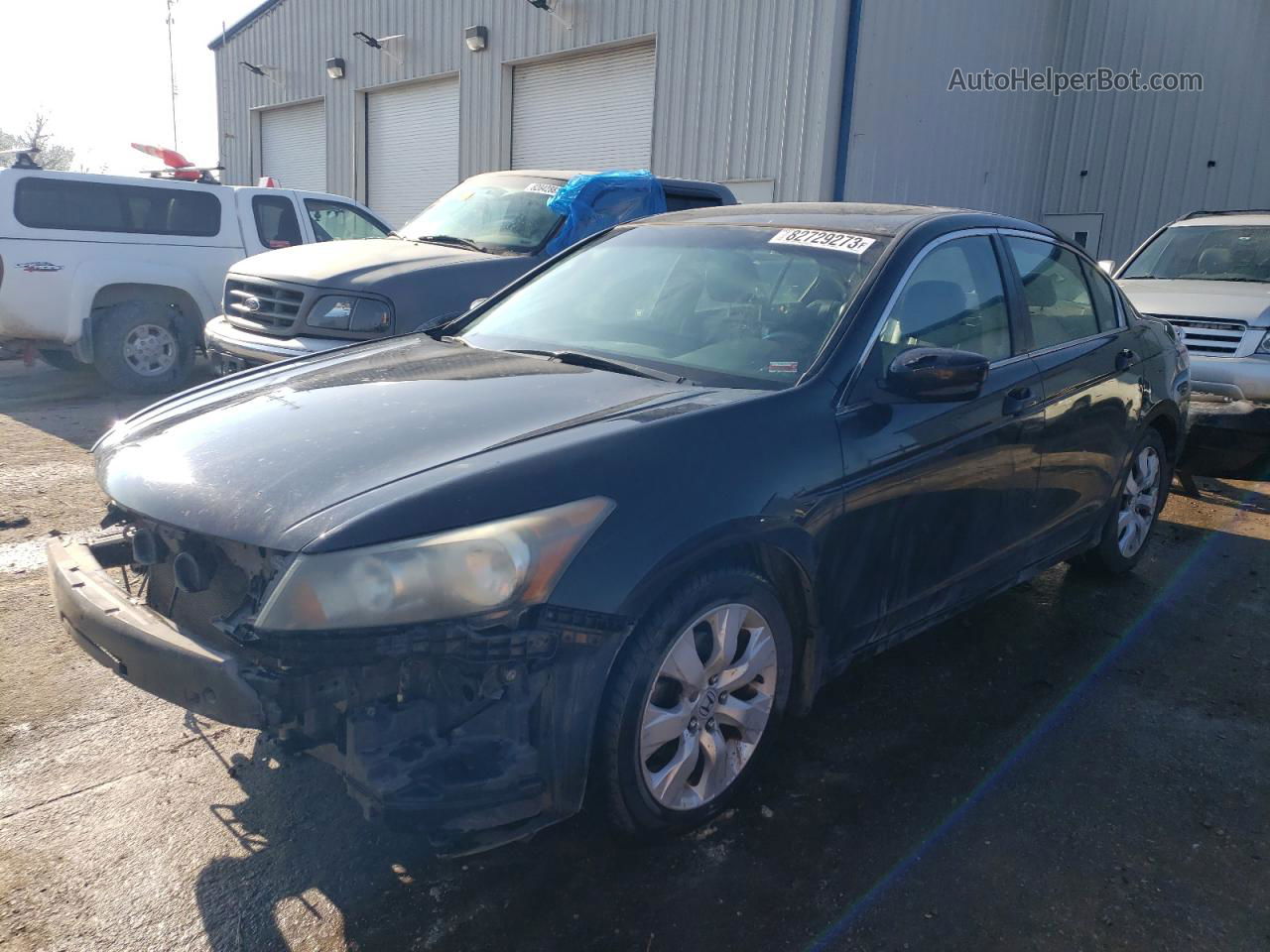 2009 Honda Accord Exl Black vin: 1HGCP26849A076590