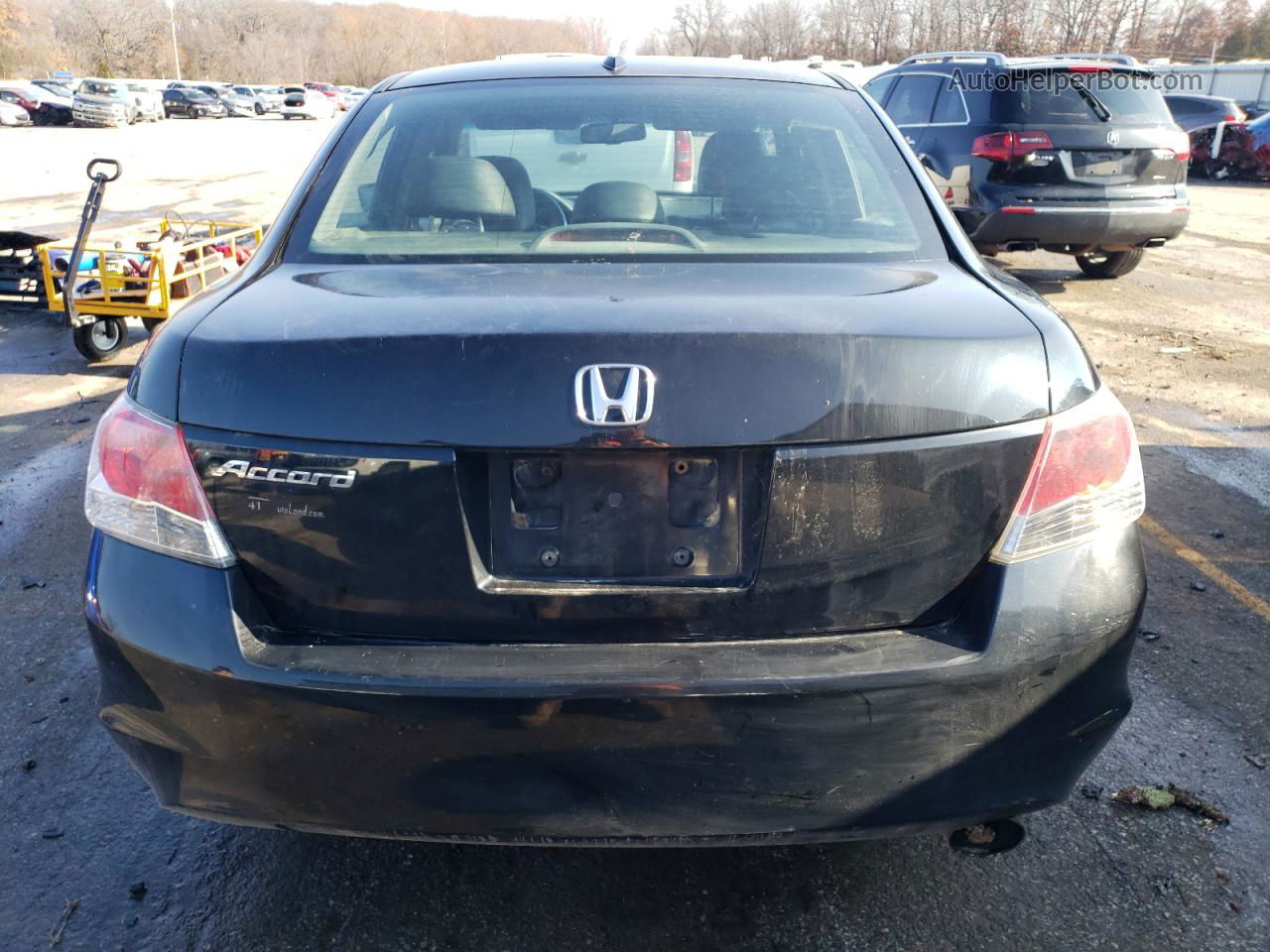 2009 Honda Accord Exl Black vin: 1HGCP26849A076590