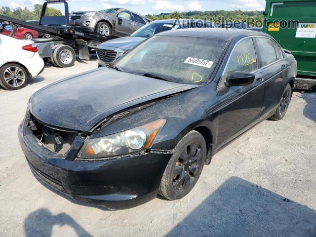 2009 Honda Accord Exl Черный vin: 1HGCP26849A122905