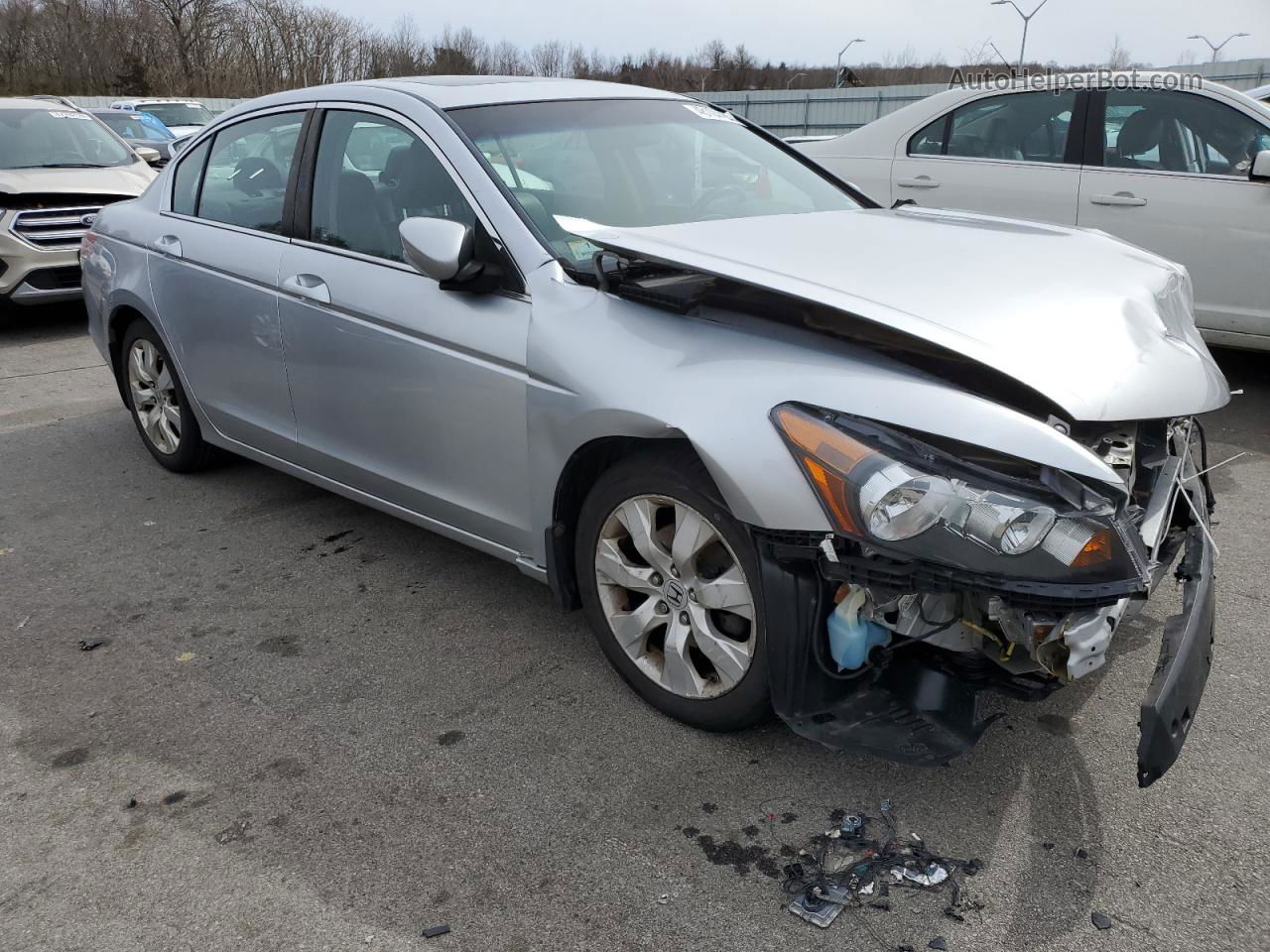 2009 Honda Accord Exl Silver vin: 1HGCP26849A137517