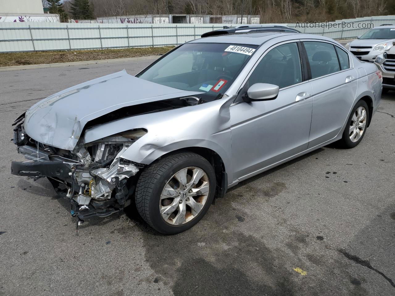 2009 Honda Accord Exl Silver vin: 1HGCP26849A137517