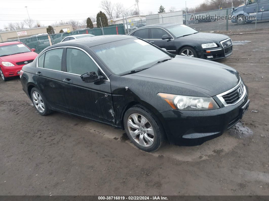 2009 Honda Accord 2.4 Ex-l Black vin: 1HGCP26849A172249