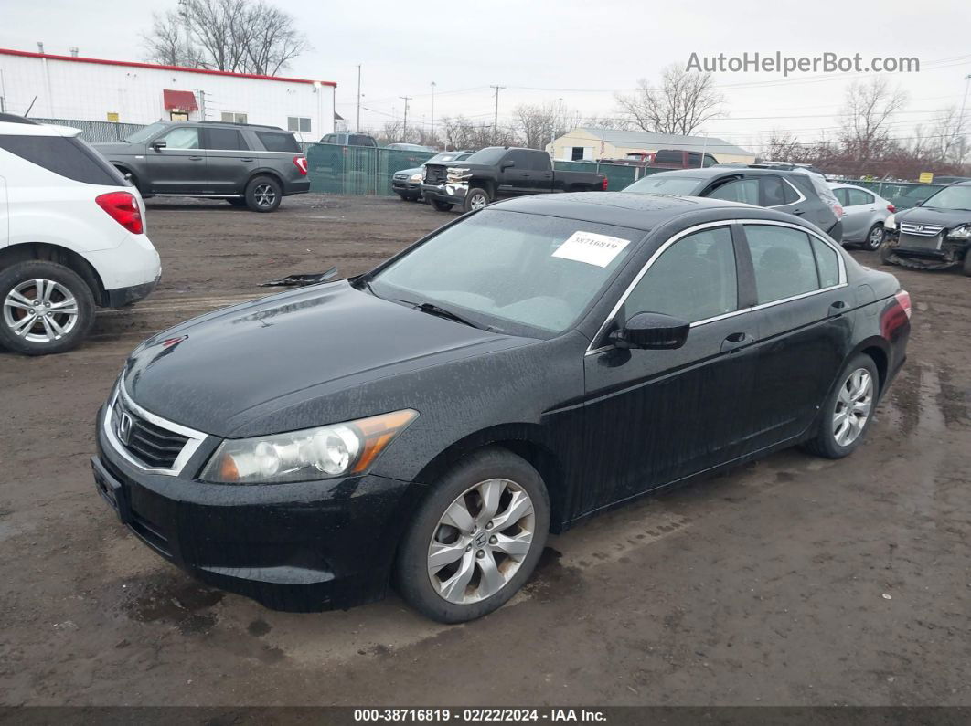 2009 Honda Accord 2.4 Ex-l Black vin: 1HGCP26849A172249