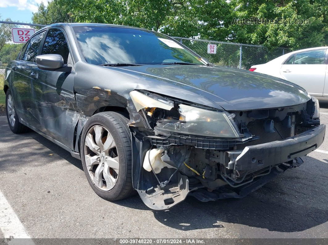 2008 Honda Accord 2.4 Ex-l Gray vin: 1HGCP26858A083224