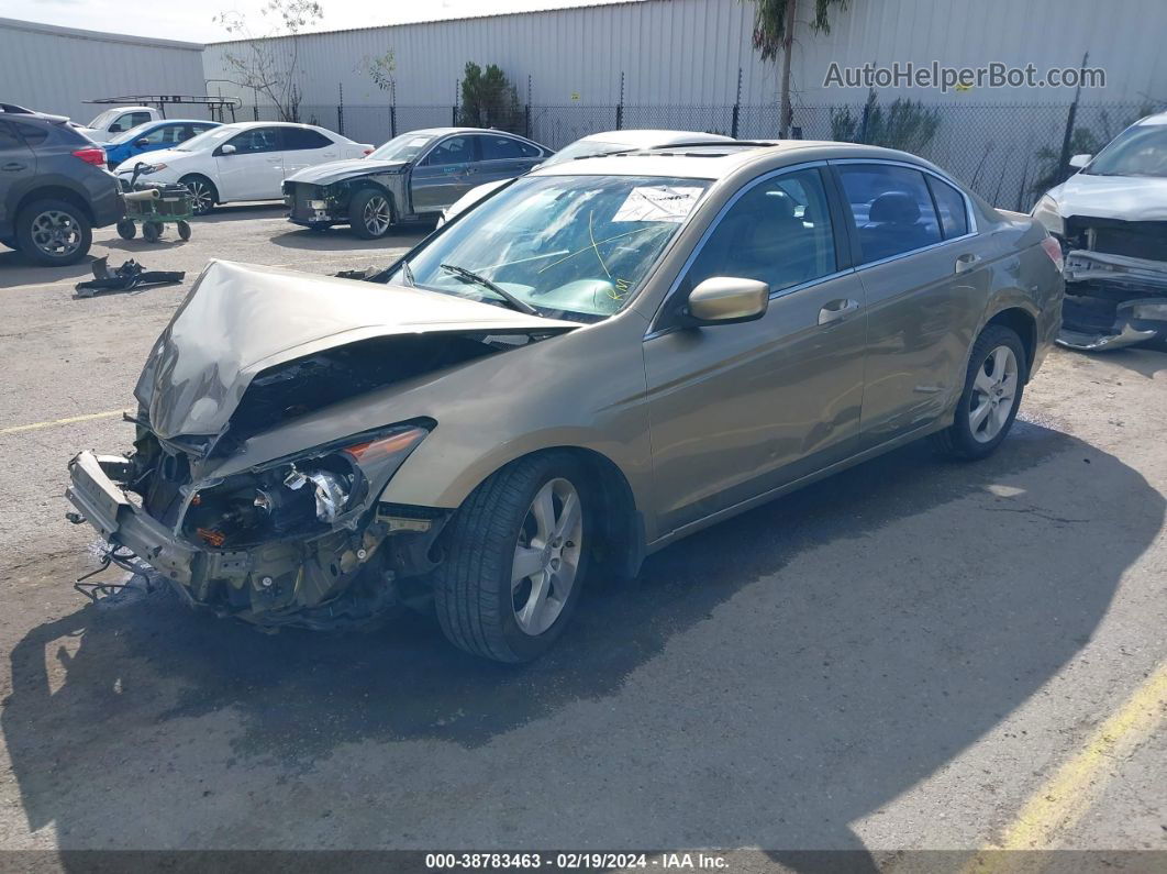 2008 Honda Accord 2.4 Ex-l Brown vin: 1HGCP26858A803752