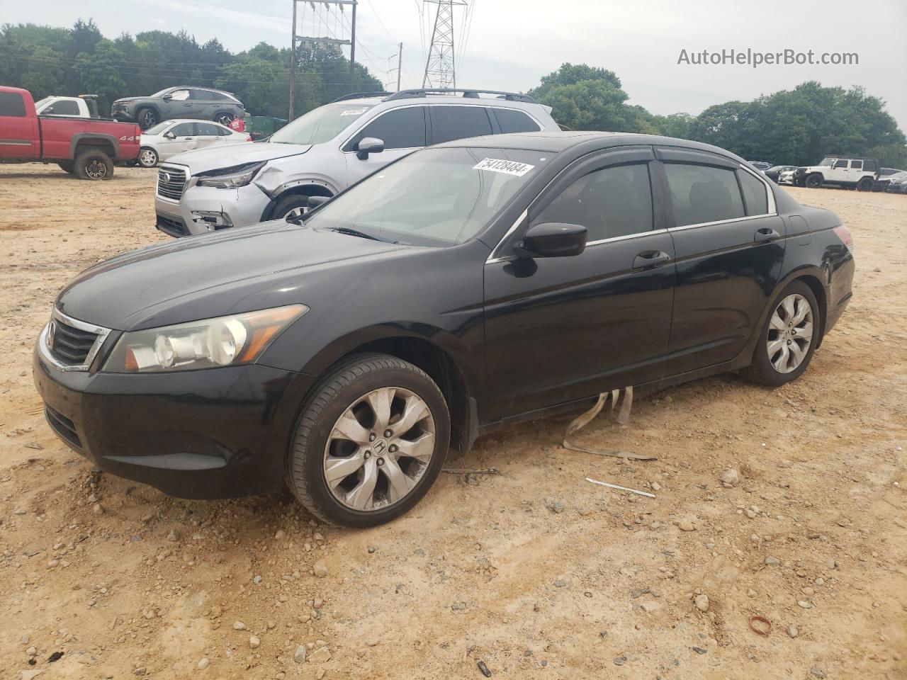 2009 Honda Accord Exl Черный vin: 1HGCP26859A010100