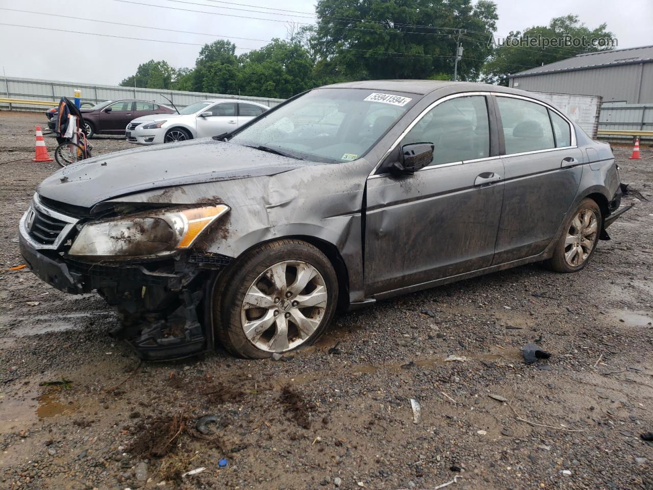 2009 Honda Accord Exl Gray vin: 1HGCP26859A071656