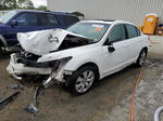 2009 Honda Accord Exl White vin: 1HGCP26859A112125