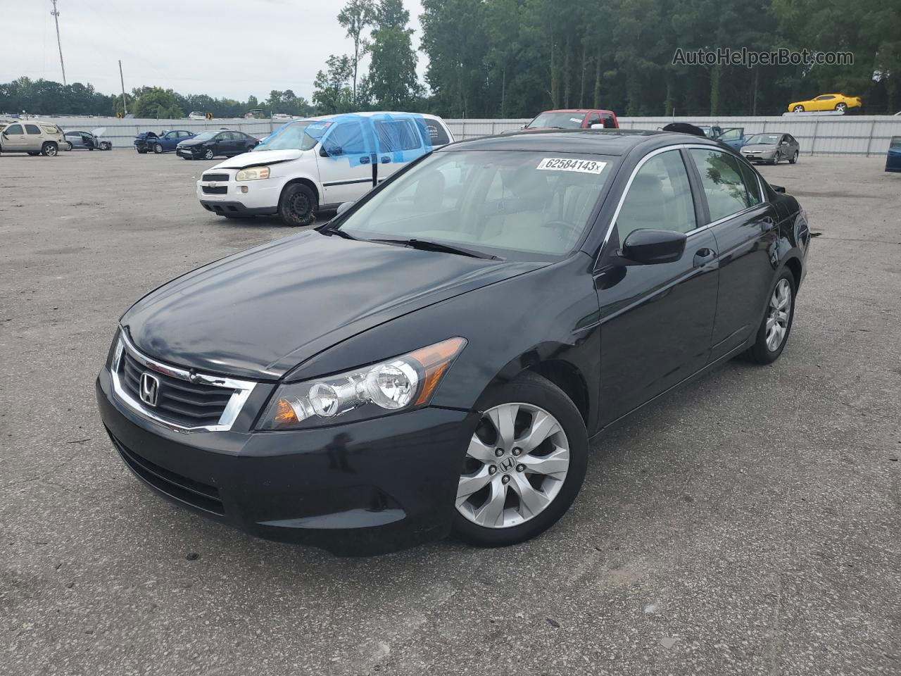 2009 Honda Accord Exl Черный vin: 1HGCP26859A170252