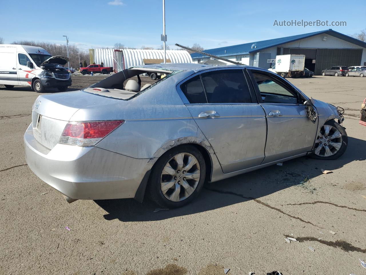 2009 Honda Accord Exl Silver vin: 1HGCP26869A117379