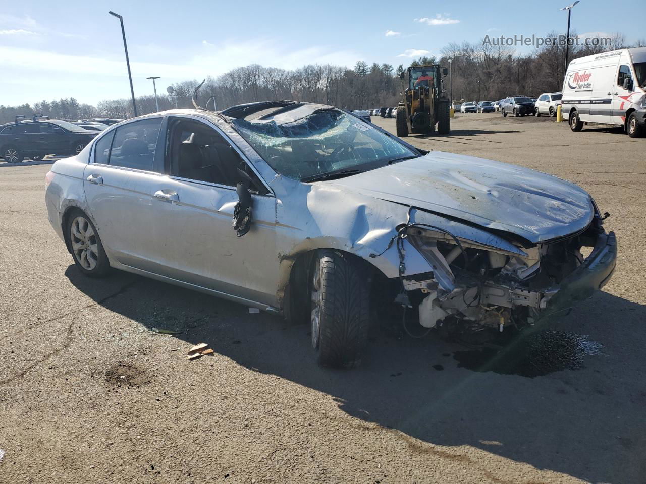 2009 Honda Accord Exl Silver vin: 1HGCP26869A117379