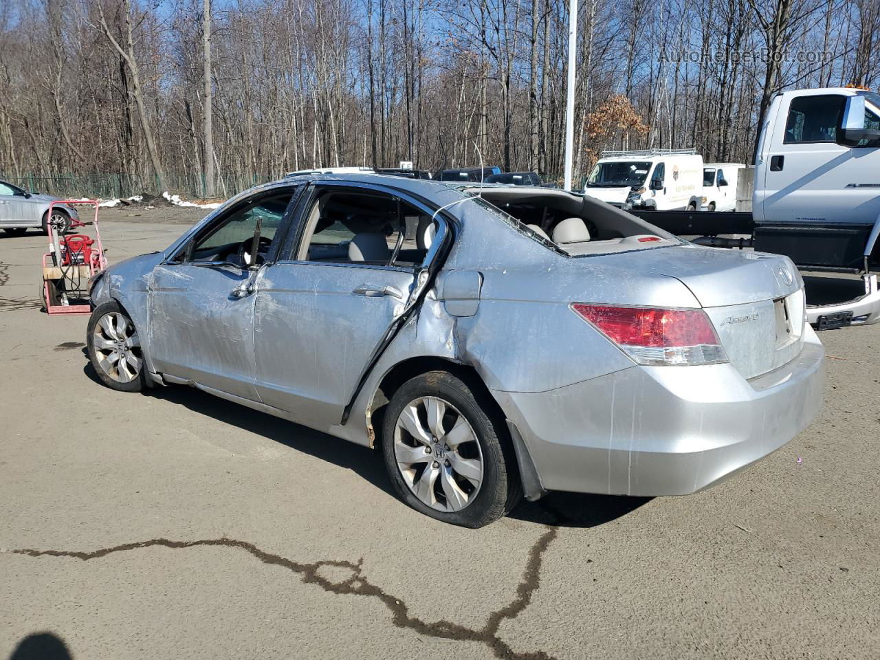 2009 Honda Accord Exl Silver vin: 1HGCP26869A117379