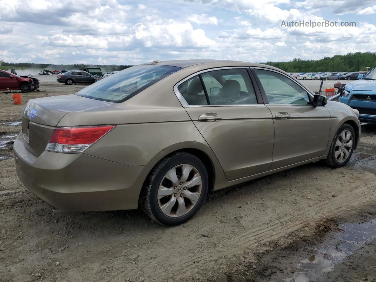 2009 Honda Accord Exl Tan vin: 1HGCP26869A182569