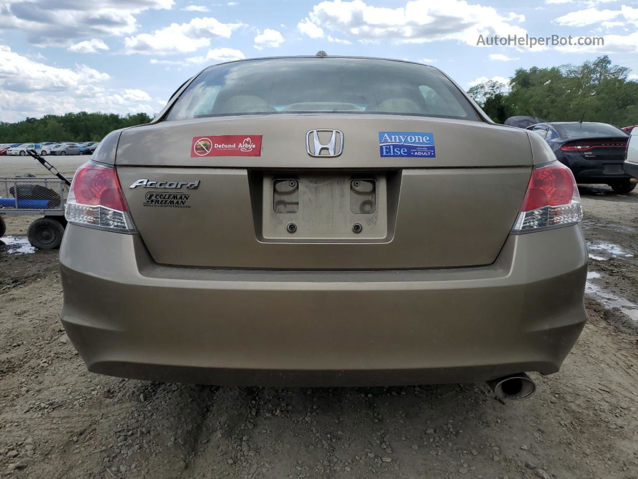 2009 Honda Accord Exl Tan vin: 1HGCP26869A182569