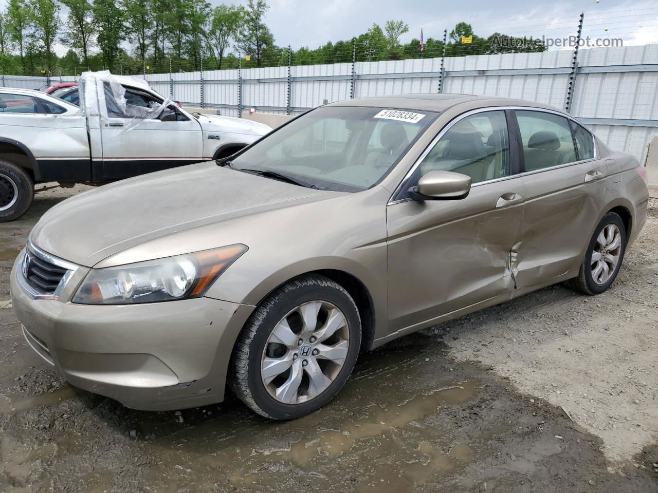 2009 Honda Accord Exl Tan vin: 1HGCP26869A182569