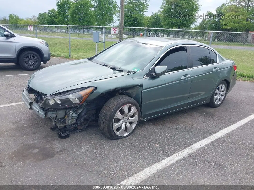 2008 Honda Accord 2.4 Ex-l Зеленый vin: 1HGCP26878A094936