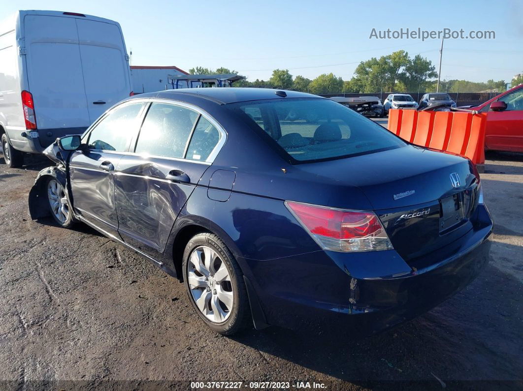 2008 Honda Accord Sdn Ex-l Blue vin: 1HGCP26878A107281