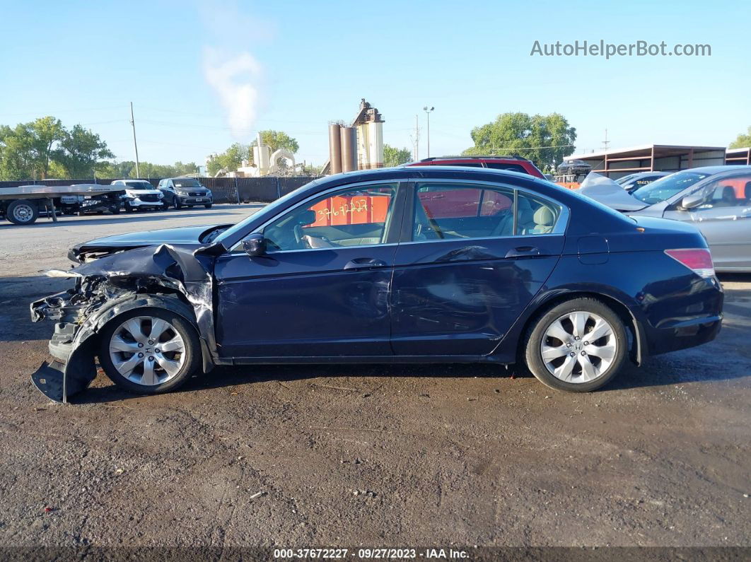 2008 Honda Accord Sdn Ex-l Blue vin: 1HGCP26878A107281