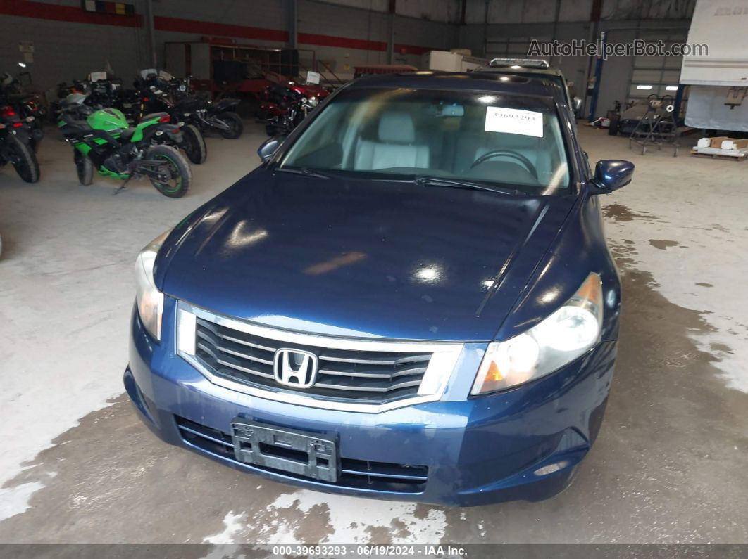 2009 Honda Accord 2.4 Ex-l Blue vin: 1HGCP26879A011409