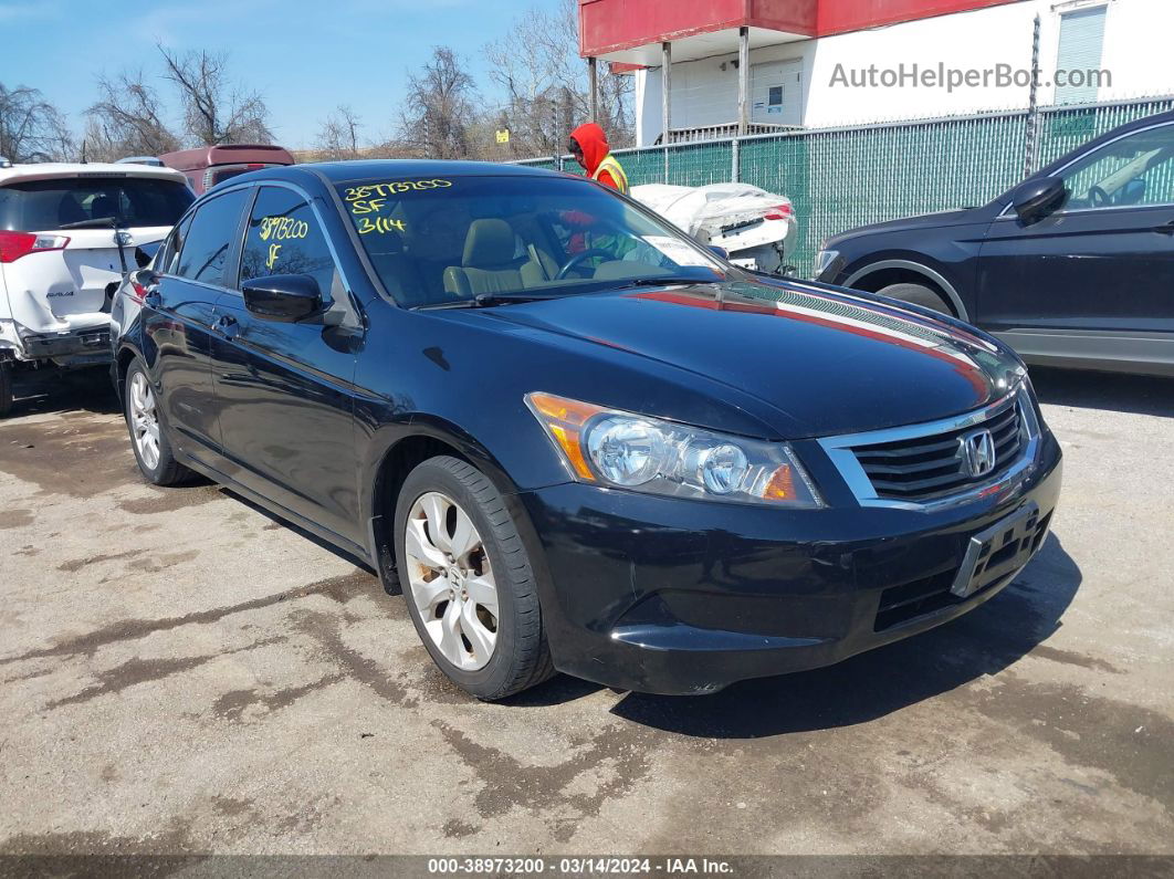 2009 Honda Accord 2.4 Ex-l Black vin: 1HGCP26879A018215