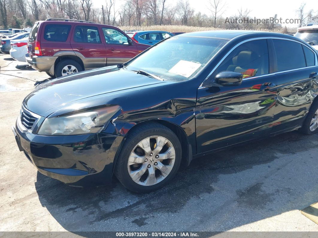 2009 Honda Accord 2.4 Ex-l Black vin: 1HGCP26879A018215