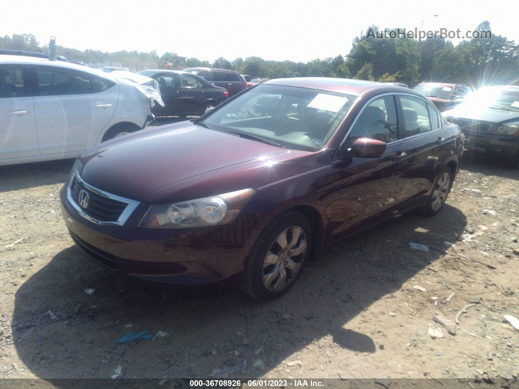 2008 Honda Accord Sdn Ex-l Red vin: 1HGCP26888A141682