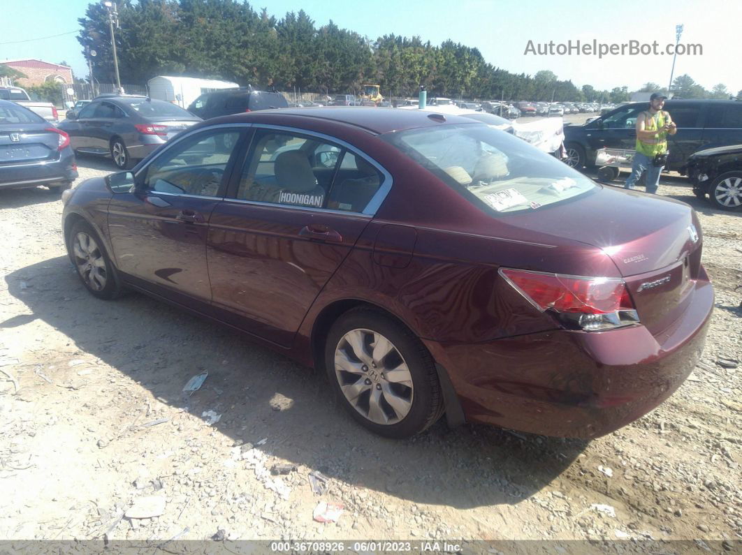 2008 Honda Accord Sdn Ex-l Red vin: 1HGCP26888A141682