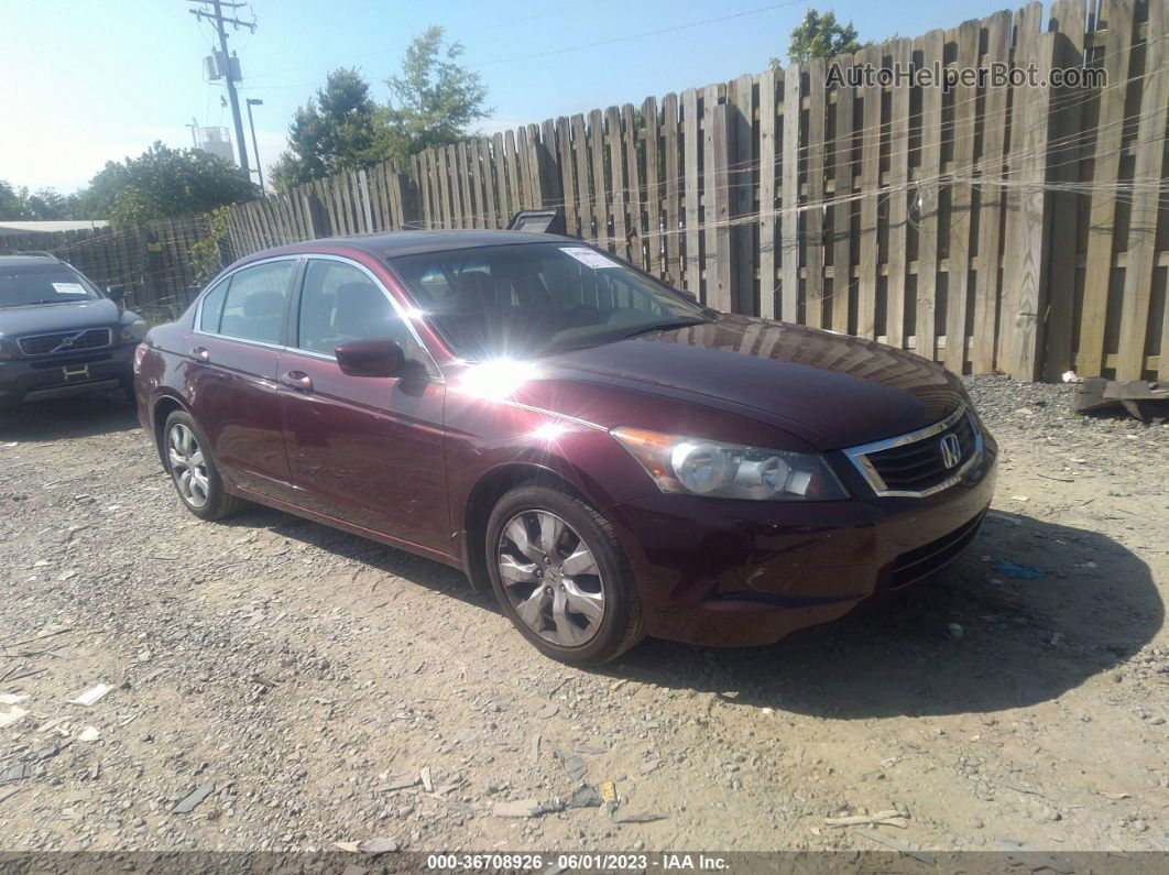 2008 Honda Accord Sdn Ex-l Red vin: 1HGCP26888A141682