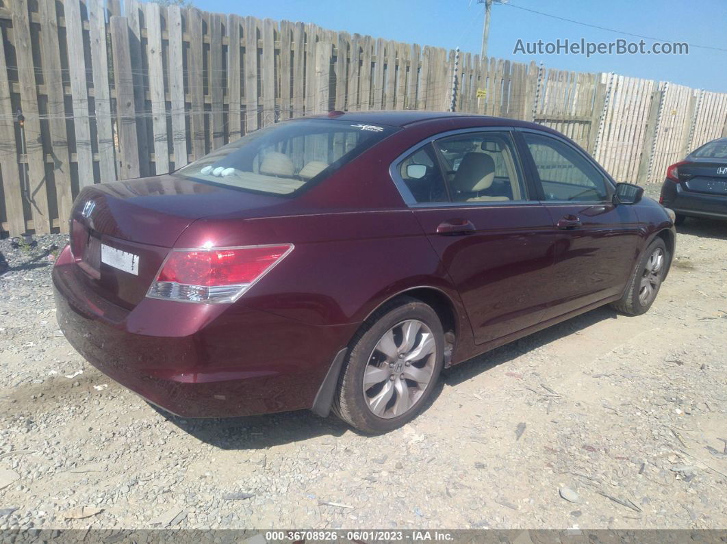 2008 Honda Accord Sdn Ex-l Red vin: 1HGCP26888A141682