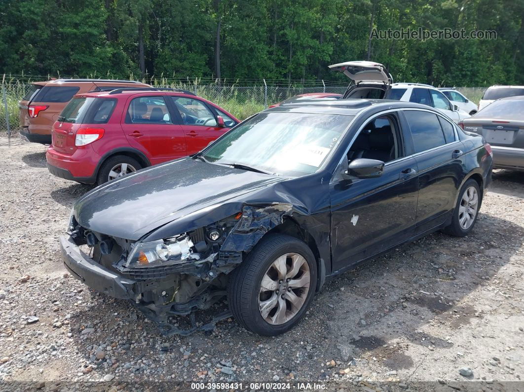 2008 Honda Accord 2.4 Ex-l Black vin: 1HGCP26888A151967