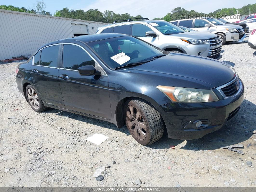 2008 Honda Accord 2.4 Ex-l Black vin: 1HGCP26888A162614