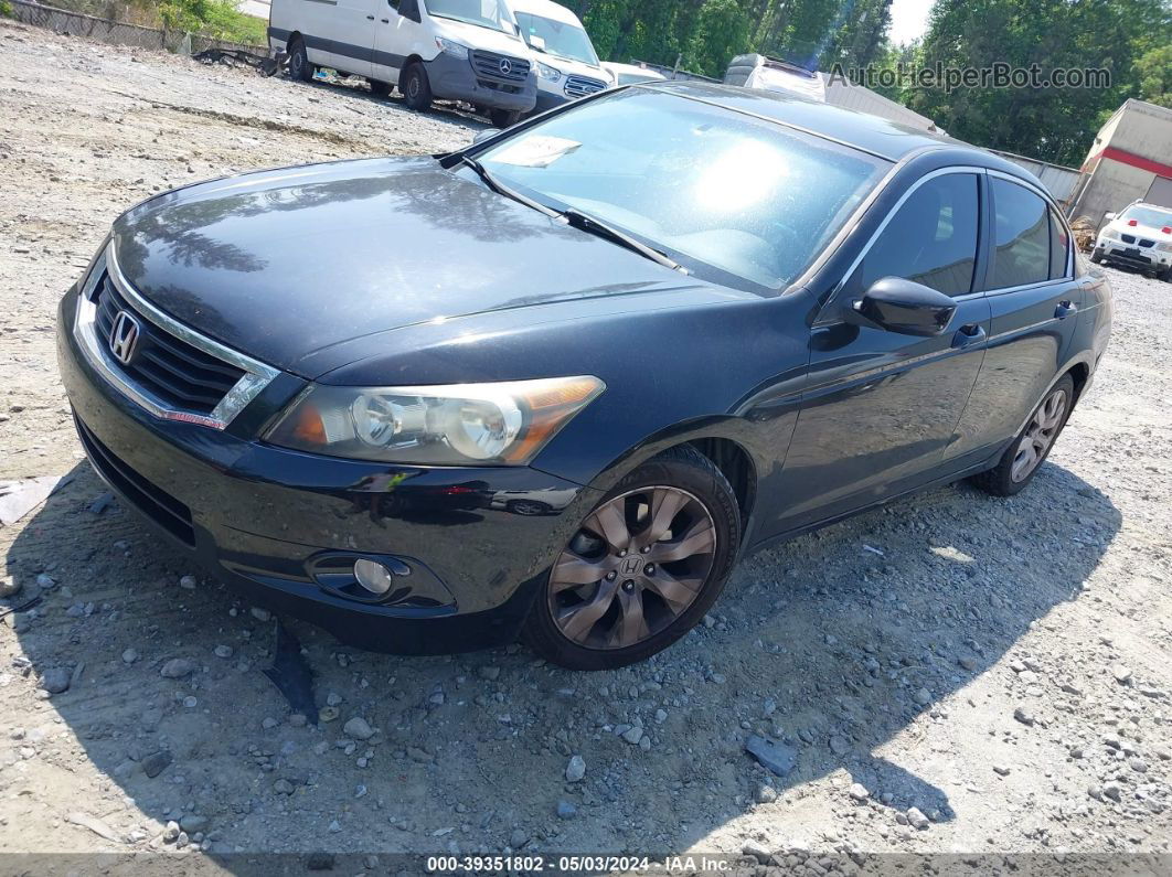 2008 Honda Accord 2.4 Ex-l Black vin: 1HGCP26888A162614