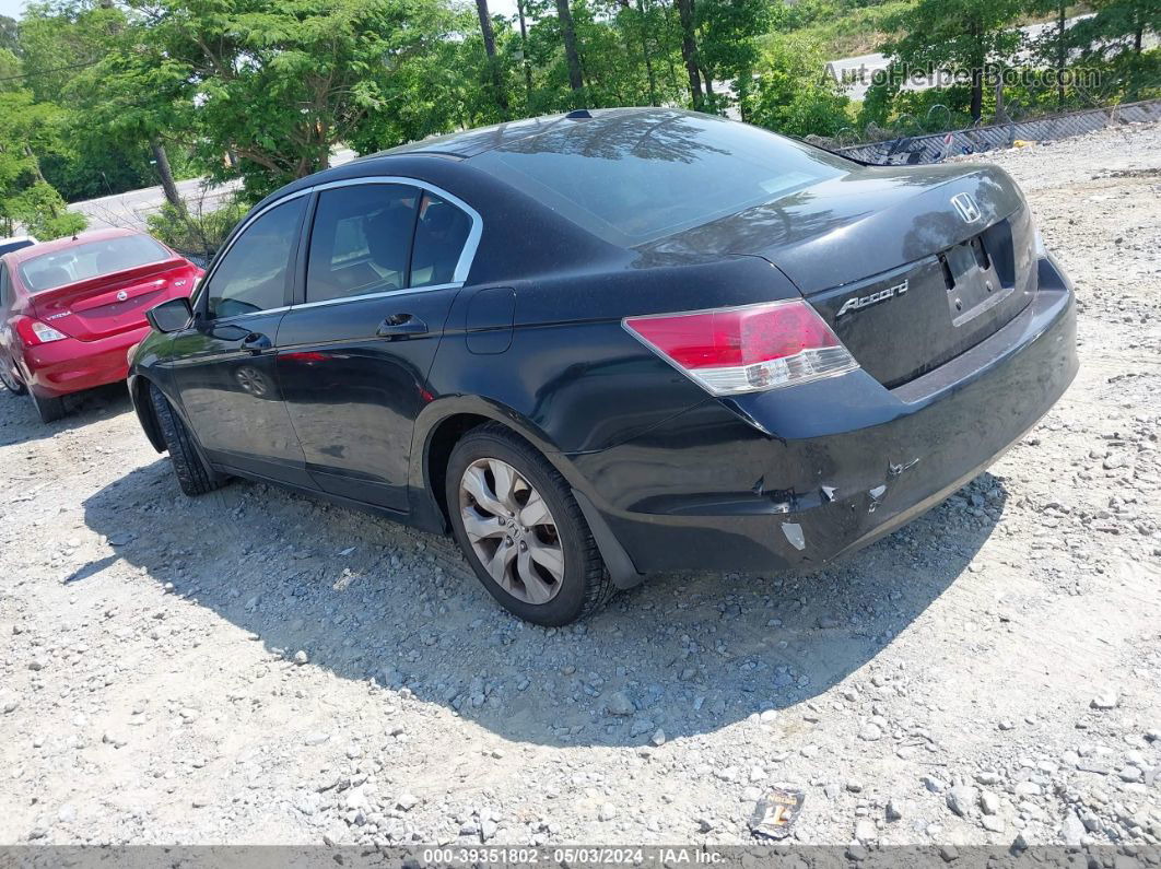 2008 Honda Accord 2.4 Ex-l Black vin: 1HGCP26888A162614