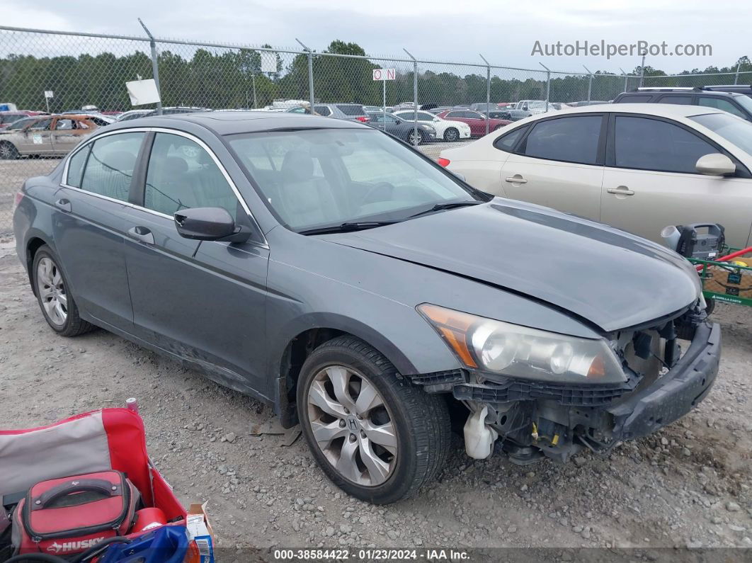 2009 Honda Accord 2.4 Ex-l Gray vin: 1HGCP26889A013394