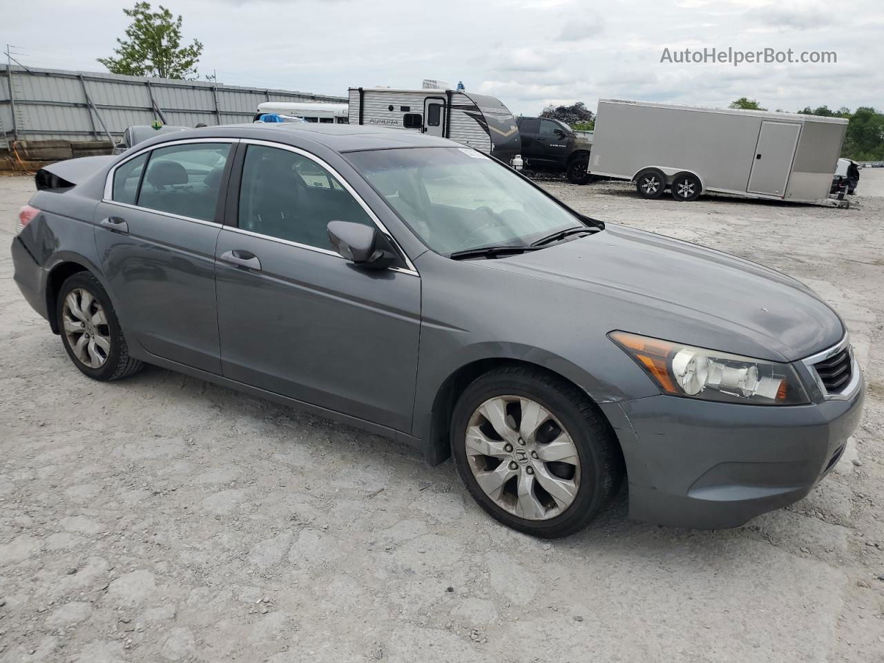 2009 Honda Accord Exl Gray vin: 1HGCP26889A035850