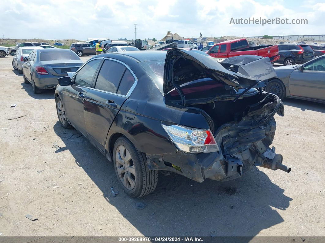 2009 Honda Accord 2.4 Ex-l Black vin: 1HGCP26889A046640